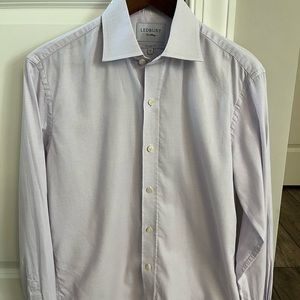 Ledbury Dress Shirt 15.5 Slim Purple
